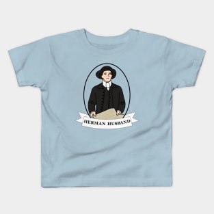 Herman Husband (Large Design) Kids T-Shirt